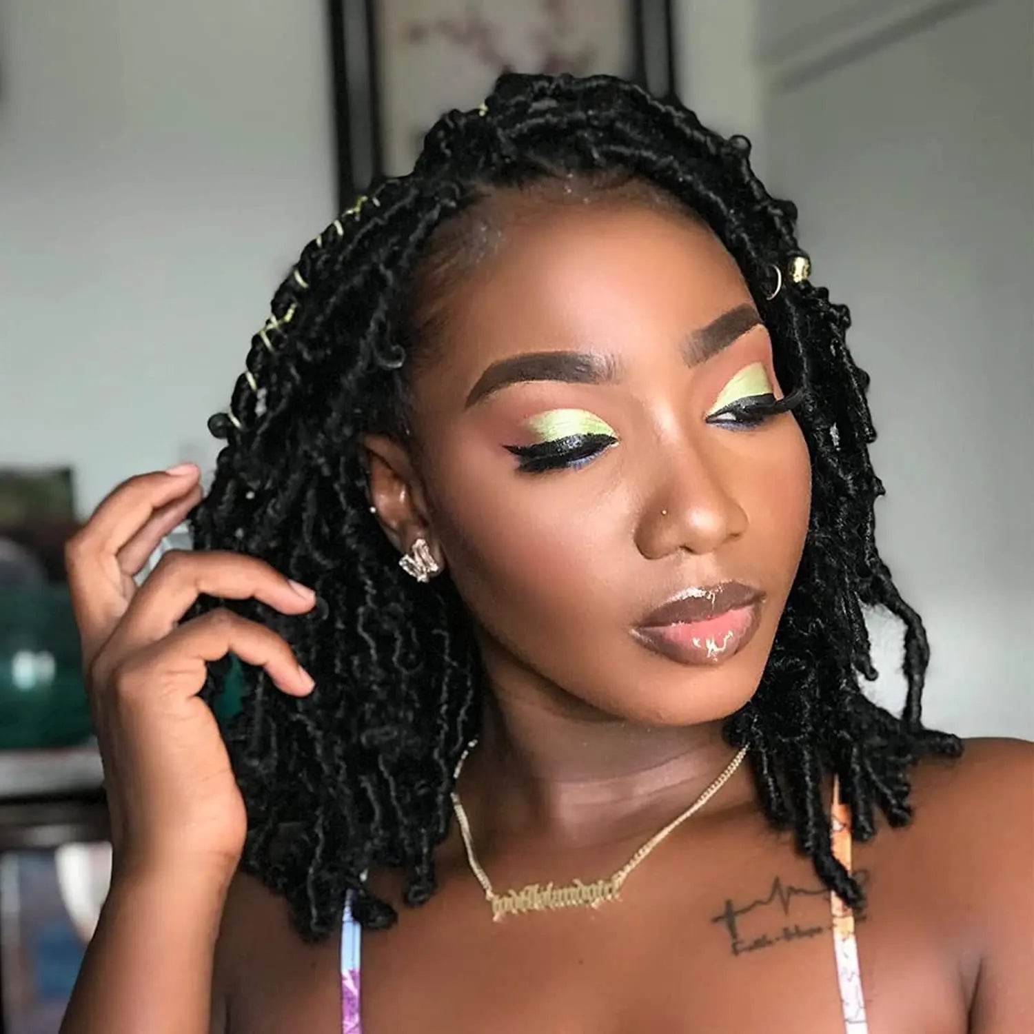 ( US ONLY) FAST SHIPPING DBL | Toyotress® Butterfly Locs Pre-Looped Distressed Locs Braiding Synthetic Crochet Hair Extensions Toyotress